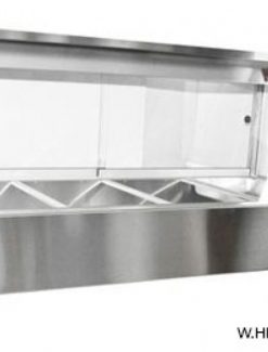 Woodson W.HFS24 - Hot Food Display STR Glass 2 Mod No Pans