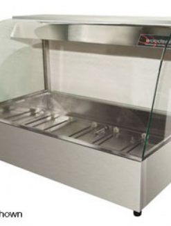 Woodson W.HFC24 - Hot Food Display CVD Glass 2 Mod No Pans