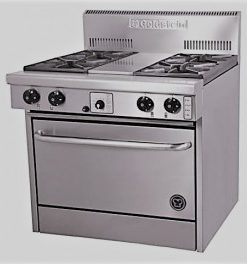 Goldstein 4 burner with static oven PF-4-28
